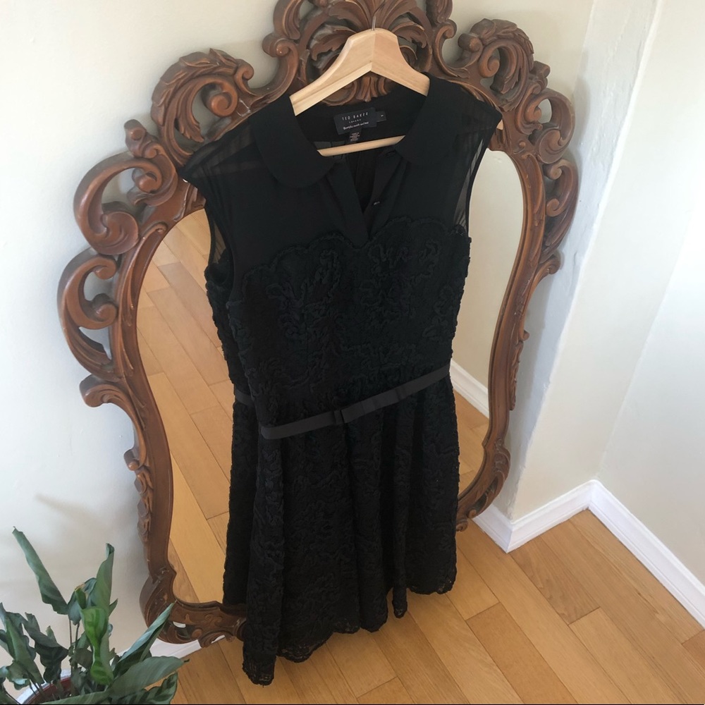 Ted Baker Black Lace Dress - Picture 2 of 7
